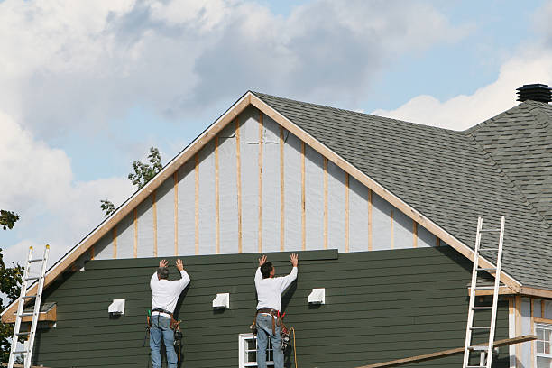 Professional Siding Contractor technician working in Salix, PA